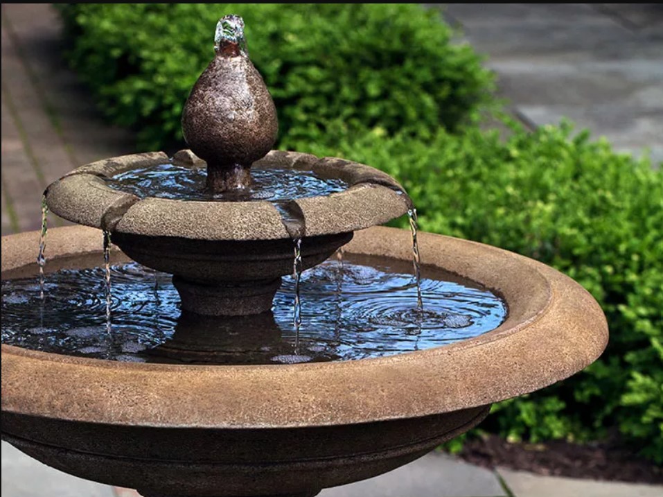 Beauty of a Four-Tier Fountain